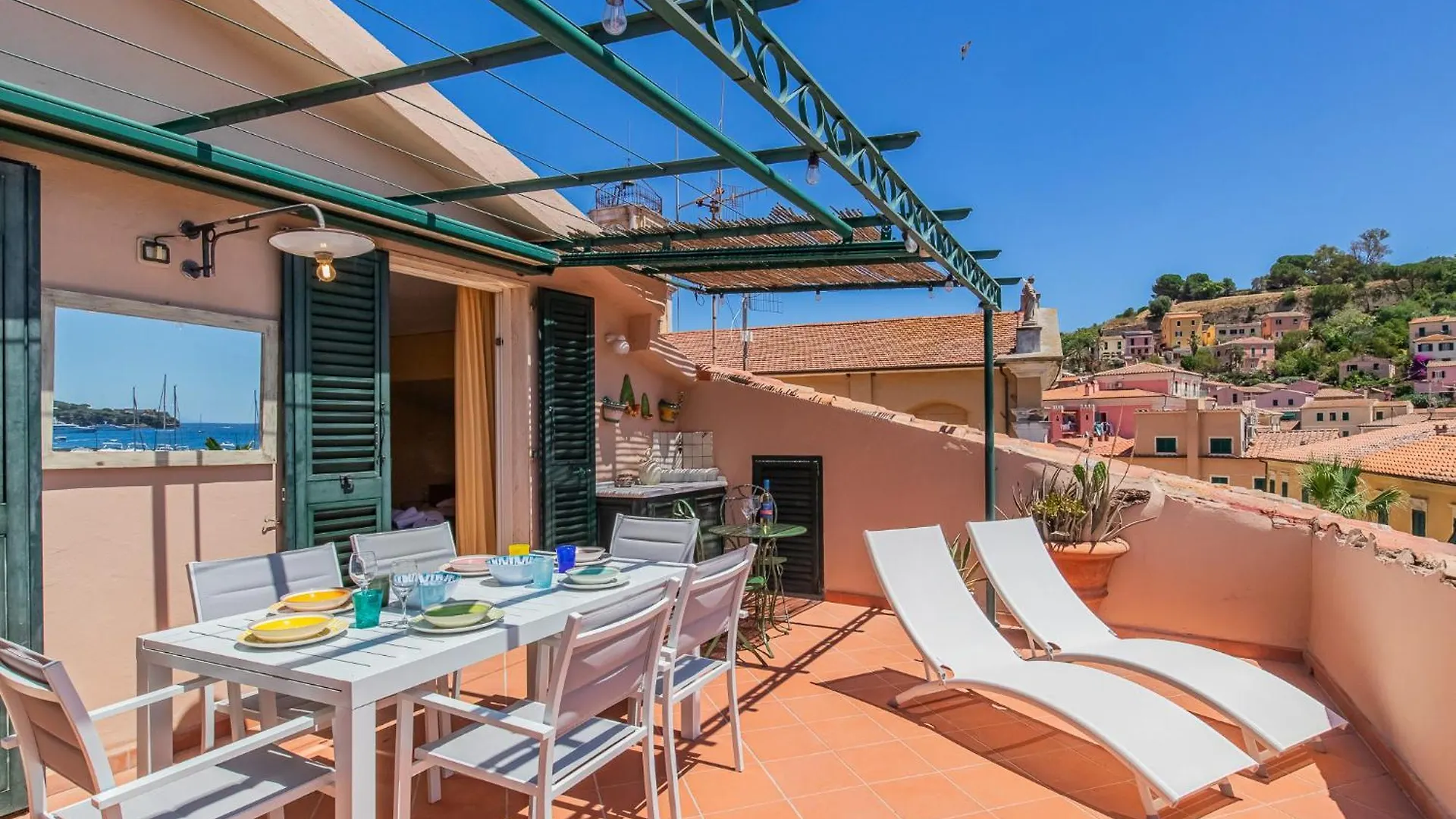 Апартаменты Il Mare In Terrazza Порт-Аццурро